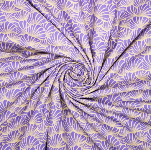 [POL-353012-21] Canvas Beachy Shells Lila/Vanille
