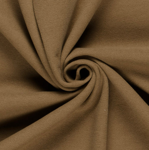 [NO-22115-053] Mantelstof Wooltouch Havanna