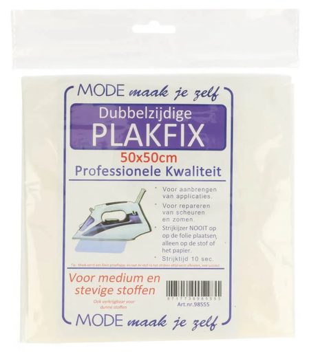 [DBF-98555] Plak-FIX dubbelzijdig medium 50cm x 50cm 