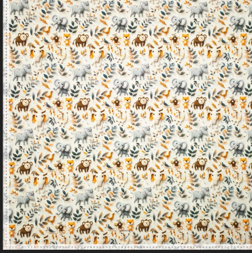 [POL-923473-30] Jersey 3D Animals & Leaves