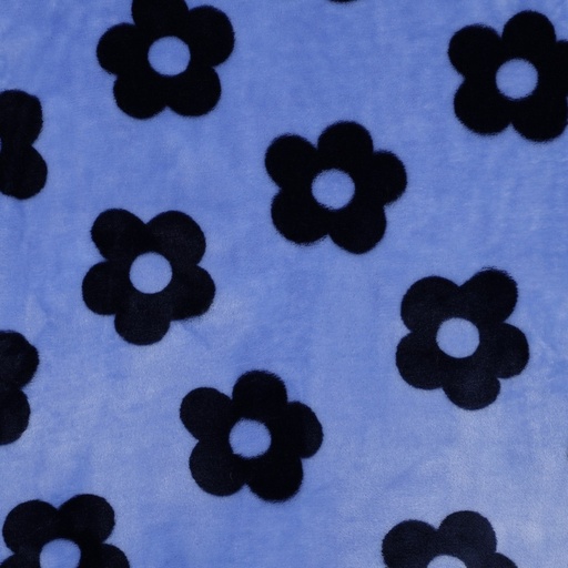 [VE-05446-004] Wellness Fleece Flowers Lavendel