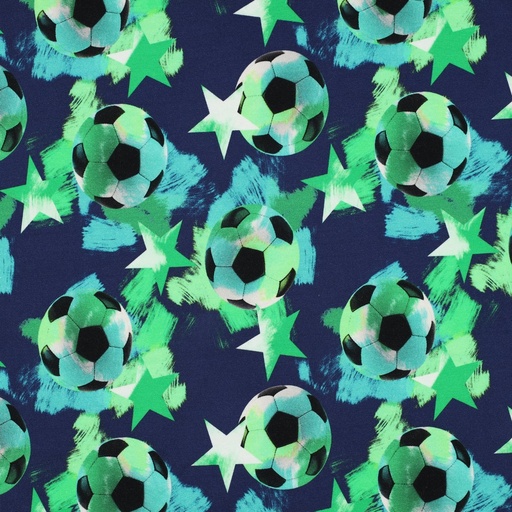 [VE-05056-002] Sweat Digital Soccerballs Navy/Green
