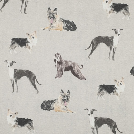 [VE-05164-002] Canvas digital Dogs Sand