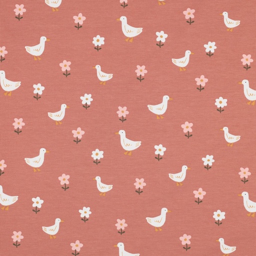 [VE-05107-007] Jersey Bio Ducks Dusty Salmon