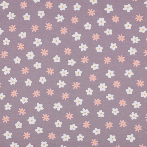 [VE-05107-015] Jersey Bio Simple Flower Dusty Lila