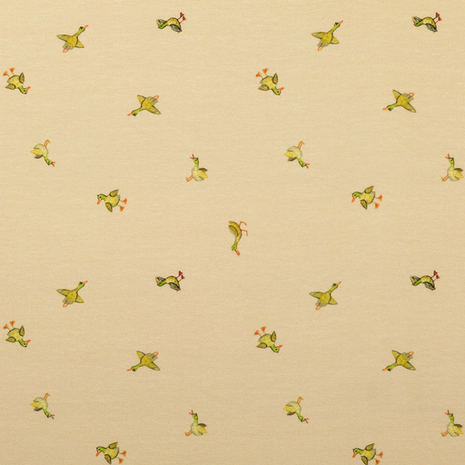 [HE-211991-0004] Jersey Digital Little Ducks Beige