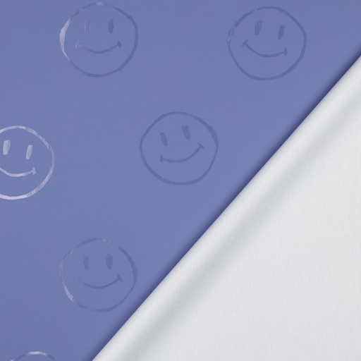 [VE-05398-0003] Raincoat Happy Faces Blue