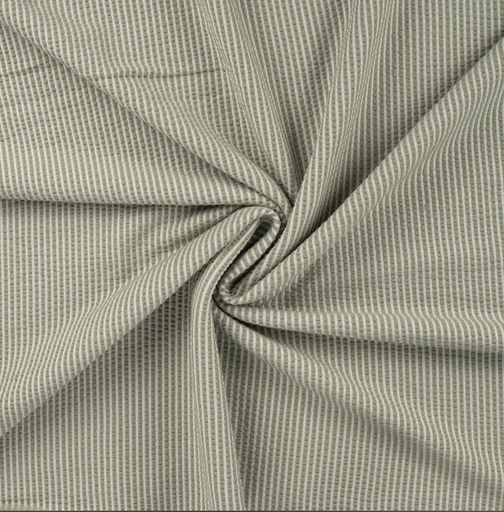 [QT-Q11733-270] Jersey Seersucker Khaki