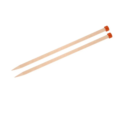[DBF-K35290] KnitPro Basix Birch breinaalden 40cm 20.00mm