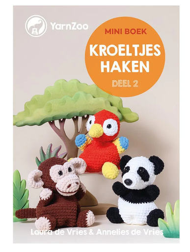 [DBF-9999-1510] BOEK Mini Haakboek Kroeltjes Haken deel 2 - L.&A. de Vries