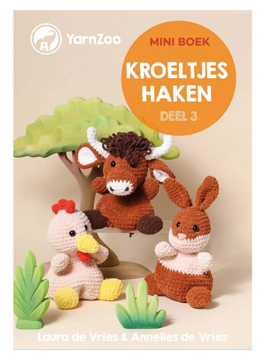 [DBF-9999-1527] BOEK Mini Haakboek Kroeltjes Haken deel 3 - L.&A. de Vries