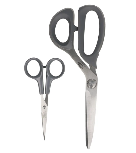 [DBF-65713] Opry Schaar roestvrij staal 20,5 + 12,5cm grijs