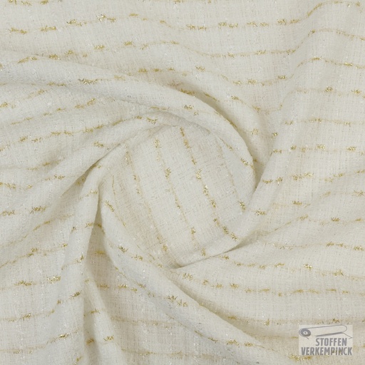 [ZA-5025-01.01] Chanel Lurex Wit/Goud