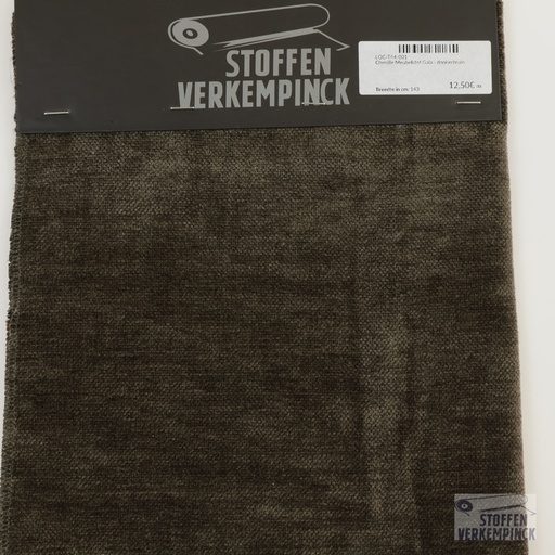 [LOC-T44-001] Chenille Meubelstof Gala - donkerbruin