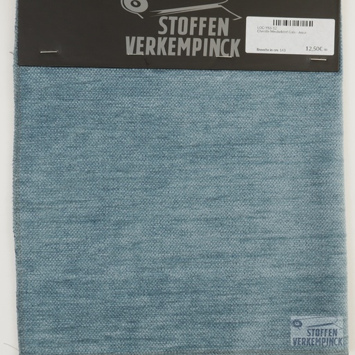 [LOC-Y66-12] Chenille Meubelstof Gala - Aqua
