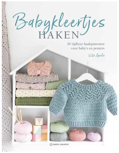 [DBF-9999-8950] BOEK - Babykleertjes haken - Vita Apala