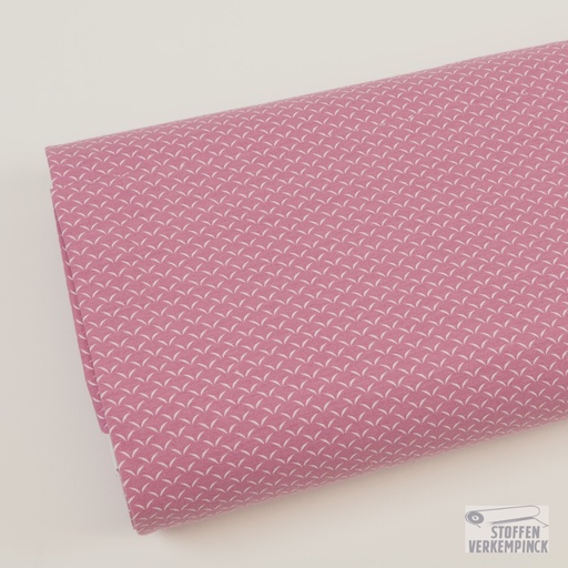 [ZA-503068-01] Jersey Print Vleugeltjes Rose/Wit