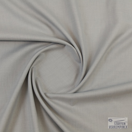 [ZA-5014-10.28] Fijne Katoenen Twill Licht Grijs