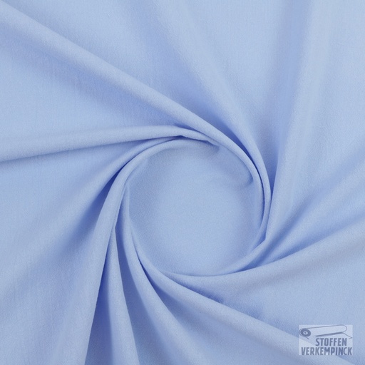 [ZA-502932-09] Gewassen Katoen Licht Blauw