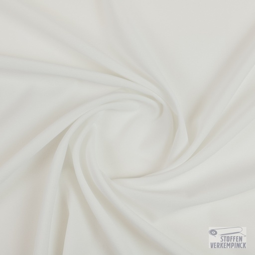 [ZA-002120-01] Stretch Crêpe Wit
