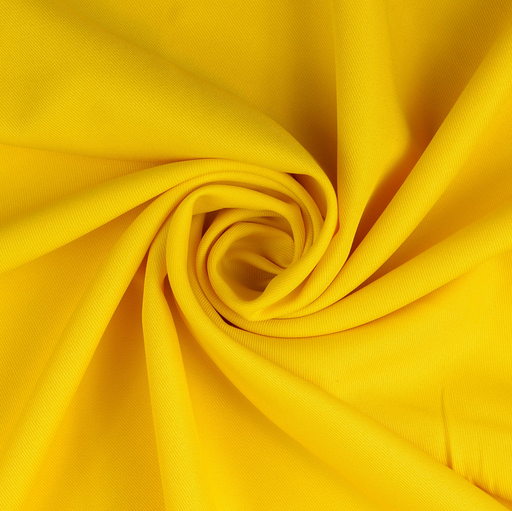 [ZA-005704-07] Gabardine Soepel Polyester Geel
