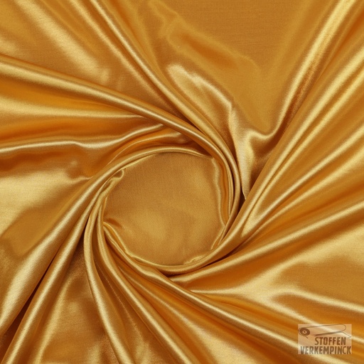 [ZA-005955-28] Satijn uni Pl/Co Geruwd Goud