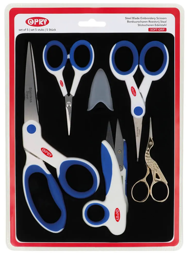 [DBF-65635] Opry Set van 5 scharen roestvrij staal