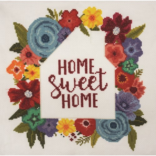 [DI-GCS94] Kruissteek pakket 36cm x 36cm : Home Sweet Home