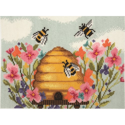 [DI-GCS98] Kruissteek pakket 36cm x 36cm : Modern Bee