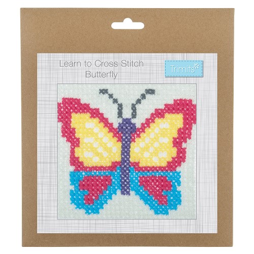 [DI-GCS92] Learn To Cross Stitch : Butterfly