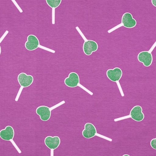 [VE-05109-008] Jersey Glitter Lollypop Violet