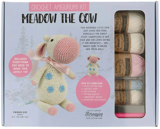 [DBF-MCAK02] Tuva Haakpakket amigurumi Meadow the Cow 