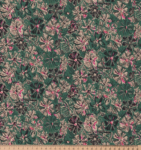 [DO-ENZA-VERTROSE] Katoen "Enza" Vert/rose