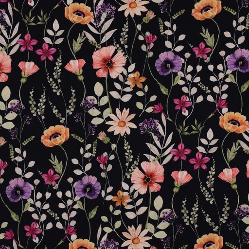 [VE-05626-003] Jersey Digital Fieldflower Navy