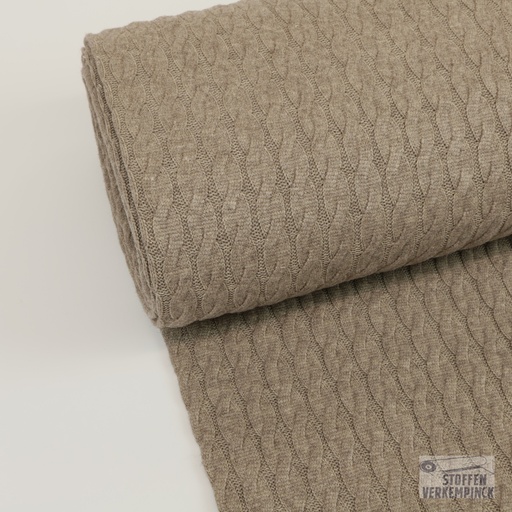 [QT-Q22832-541] Jersey Nordic Cable Taupe