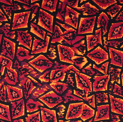 [QT-P22002-160] Stretch Viscose Graphic Red