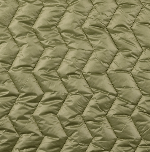 [HE-211978-5032] Matelassé Zigzagpatroon Olive