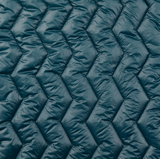[HE-211978-5038] Matelassé Zigzagpatroon Petrol