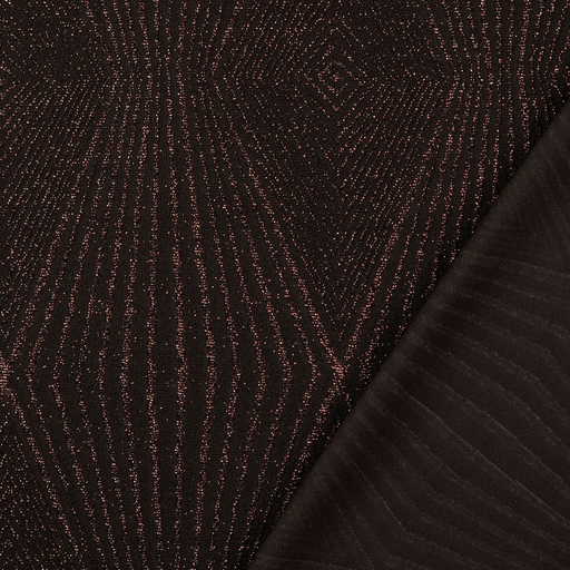[HE-211938-0300] Glitterjersey Graphic Rosegold