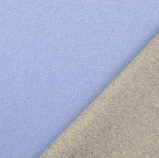 [HE-211984-5029] Mantelstof Doubles Faces Blue/Grey