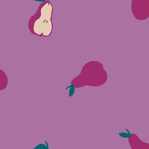 [QT-K20105-440] French Terry Pears Violet