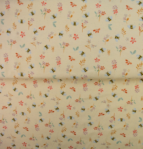 [ST-26328-22TR] Jersey Digital Busier Bee Crème