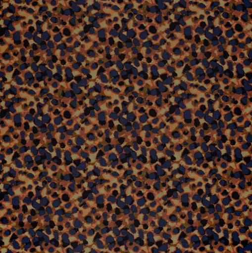 [NO-24038-156] Jersey Viscose Spots Navy/Kaki