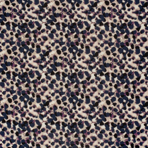 [NO-24038-046] Jersey Viscose Spots Navy/Ecru