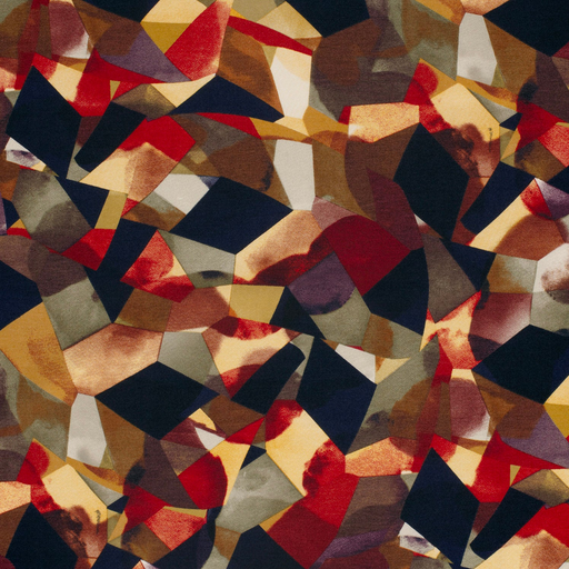[NO-24055-016] Punta di Roma Mosaic Dark Red
