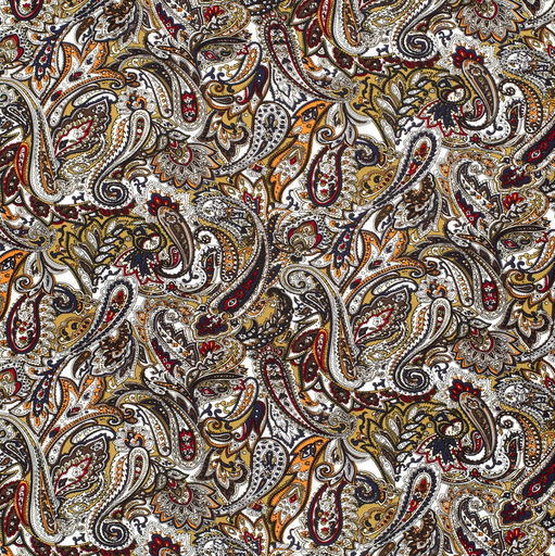 [NO-24191-026] Heavy Punta Paisley Orange