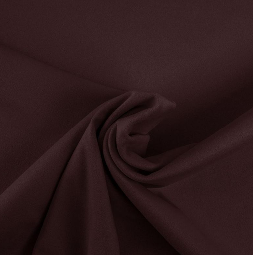 [KI-0542-400] Suède Stretch Unique - Aubergine