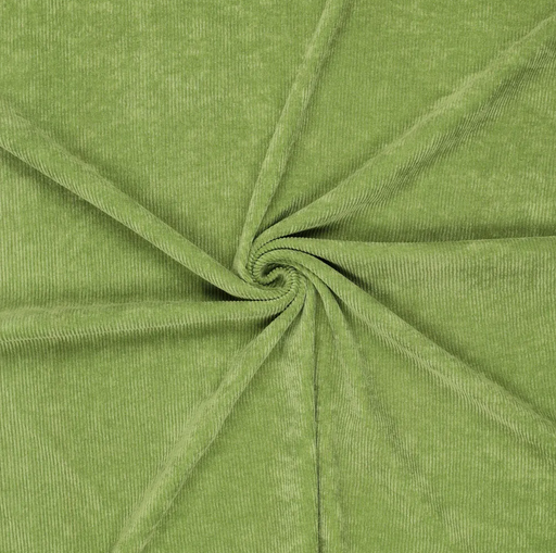 [096-0960-315] Corduroy Stretch Soepel Lime