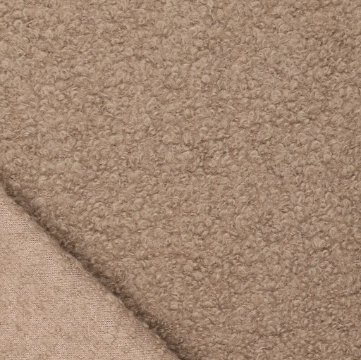 [KI-0981-170] Wool Bouclé Taupe