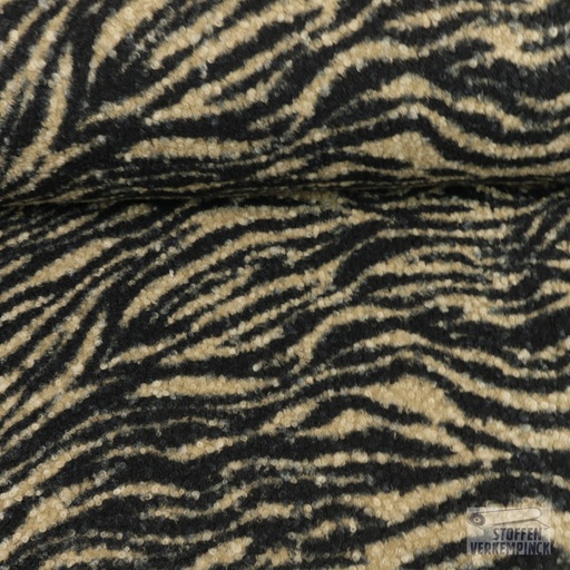 [MC-CURLY FLEE EST-7005] Curly Fleece Print Tigre